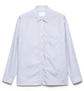 Striped Full-Zip Technical Shirt