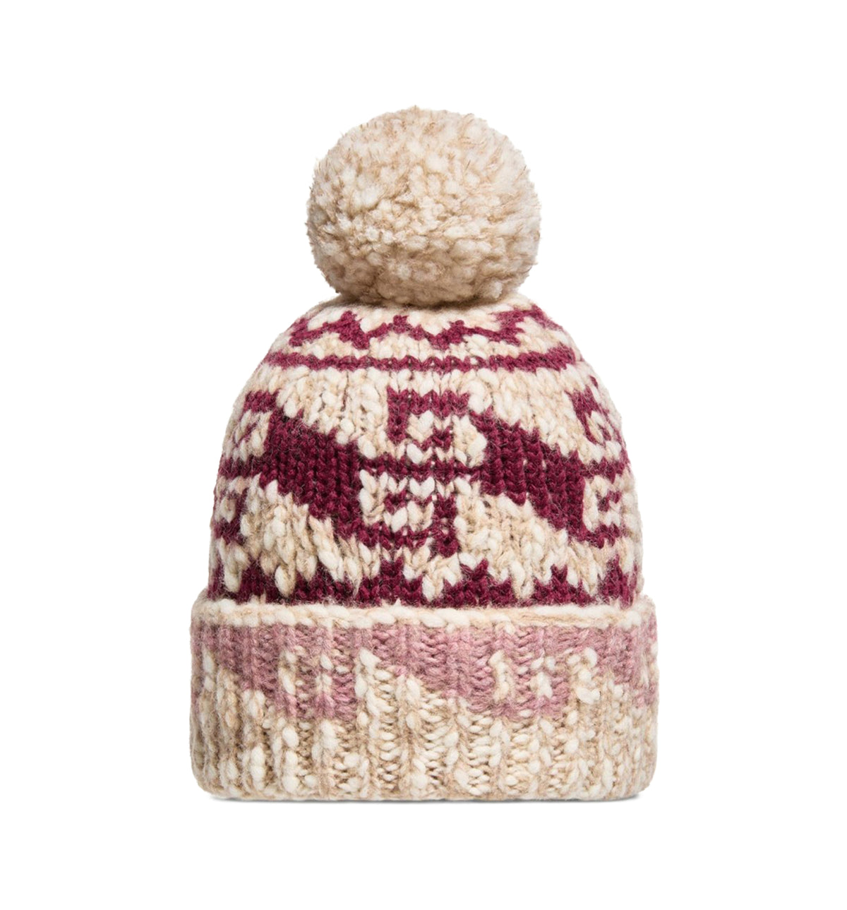 Alpaca & Wool Blend Beanie with Pom Pom