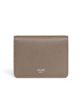 Bi-fold Card Holder In Grained Calfskin