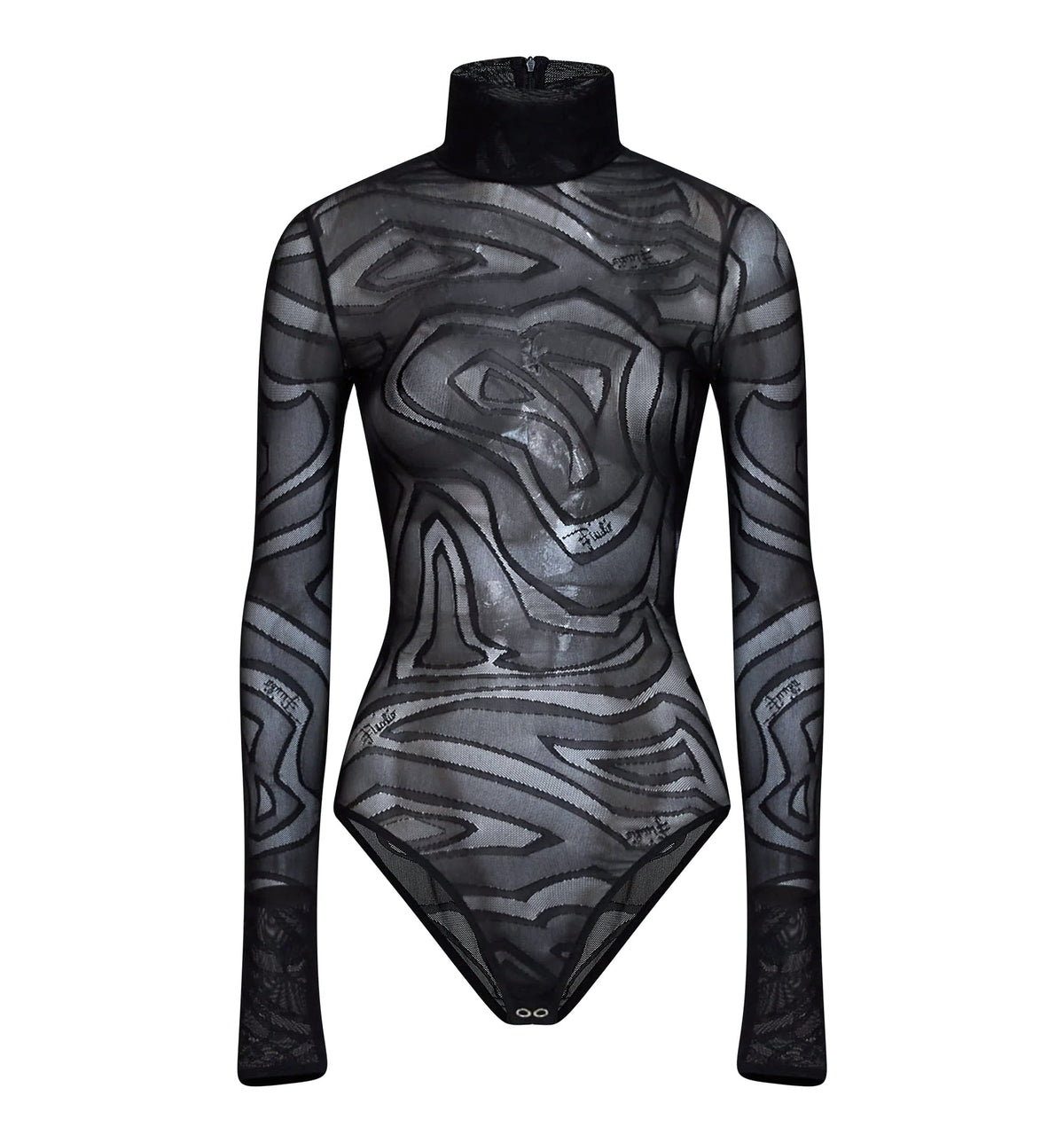 Jacquard Velvet Bodysuit
