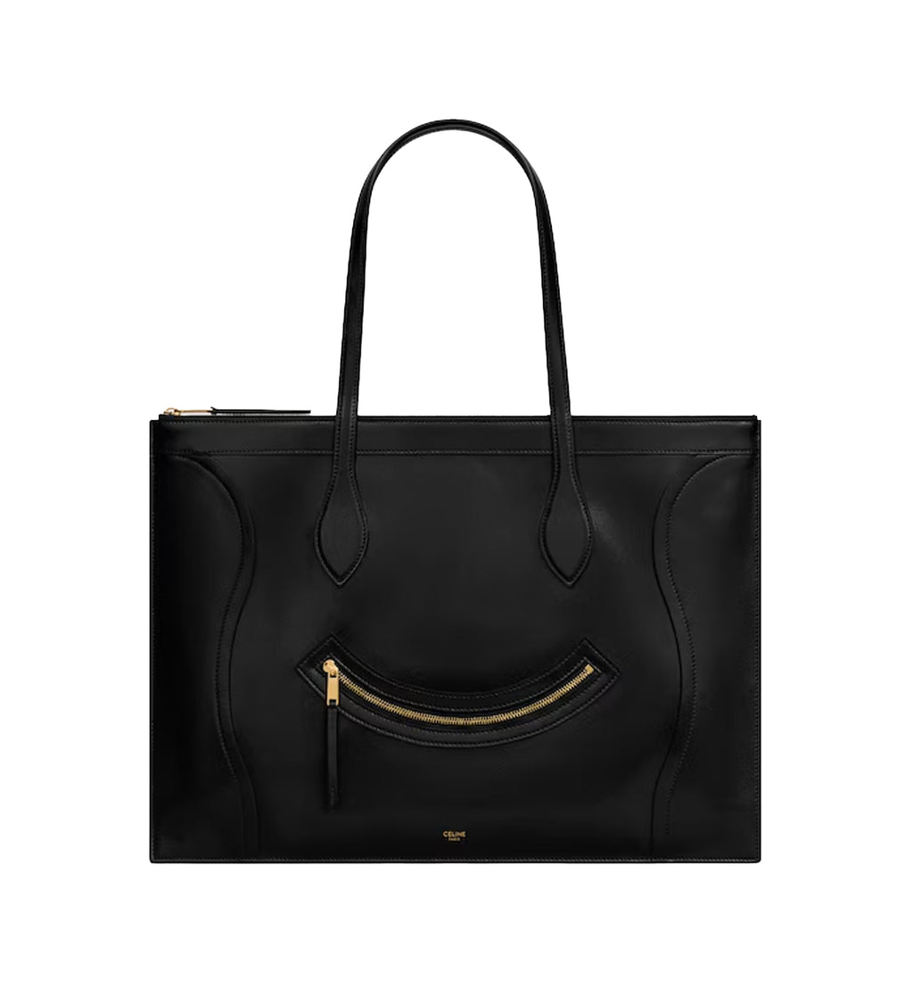 Flat Cabas New Luggage In Glossy Calfskin