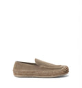 Rio Loafer In Suede And Raffia