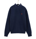 Polo sweater in wool