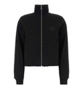 Reversible jersey zipper jacket with hood