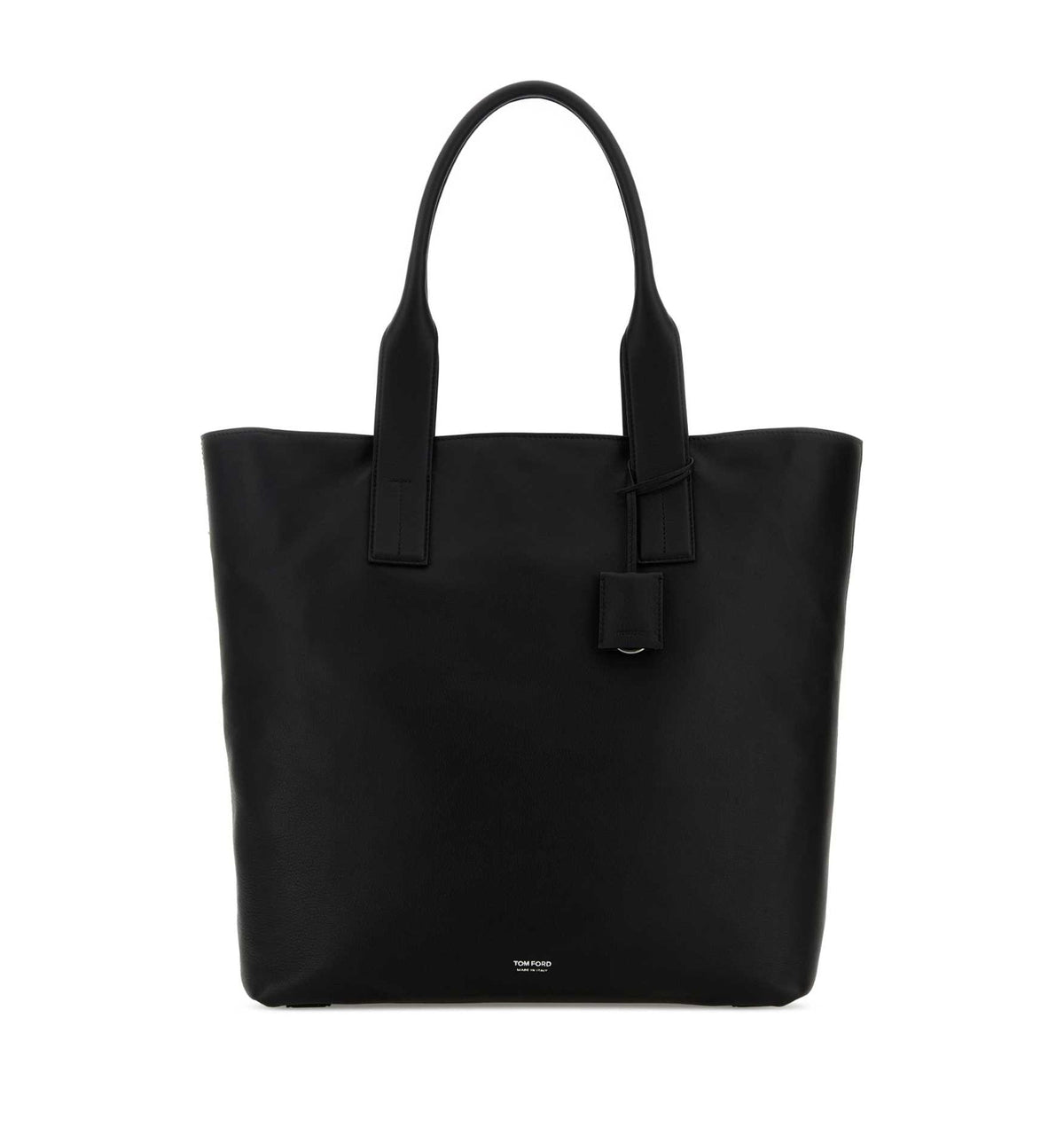 North-South Leather Shopping Bag