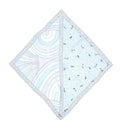 Onda and Iride Print Silk Scarf