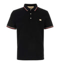 Cotton Piqué Polo Shirt With VLogo Patch