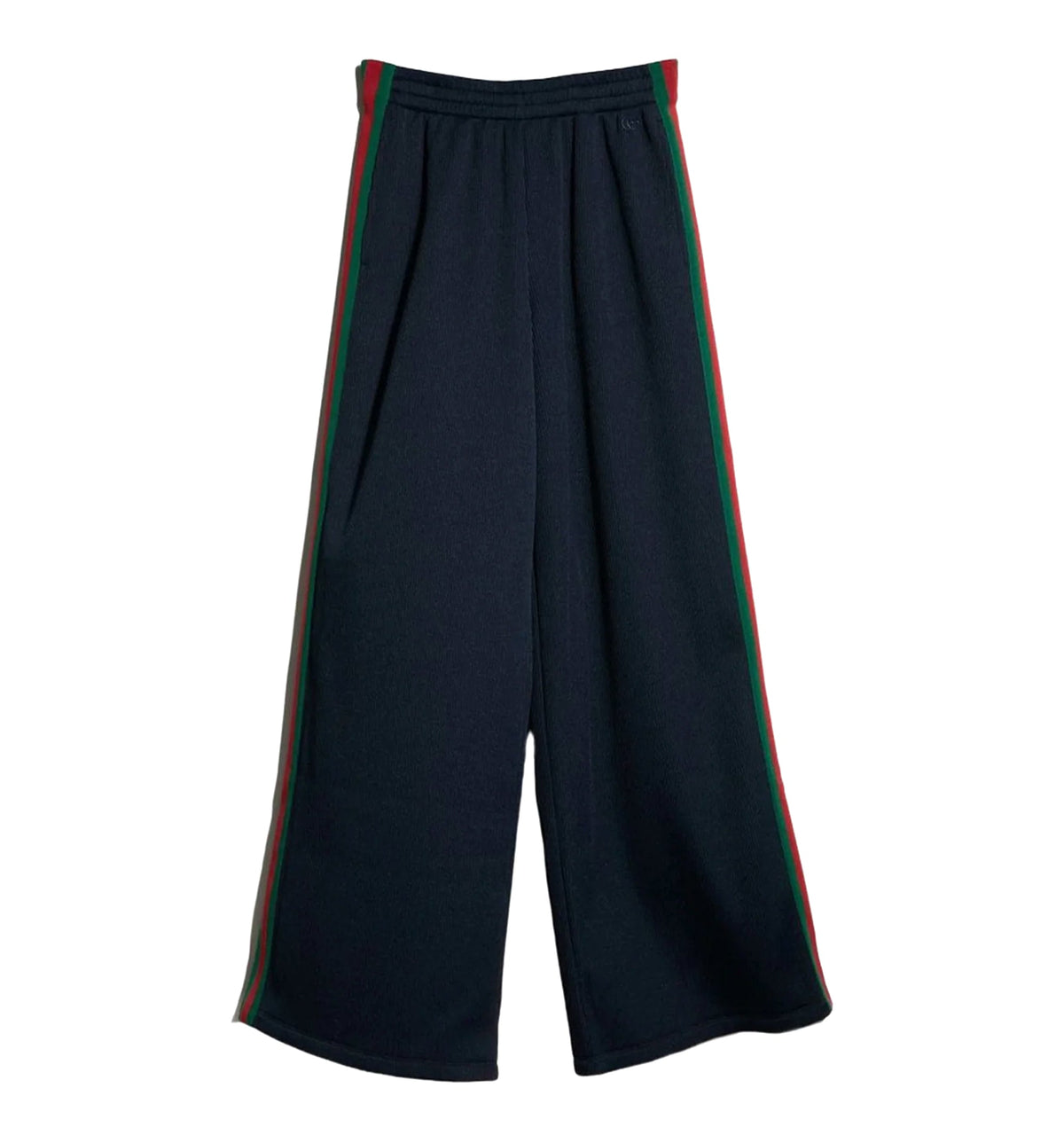Rib cotton jersey leisure pants with Web