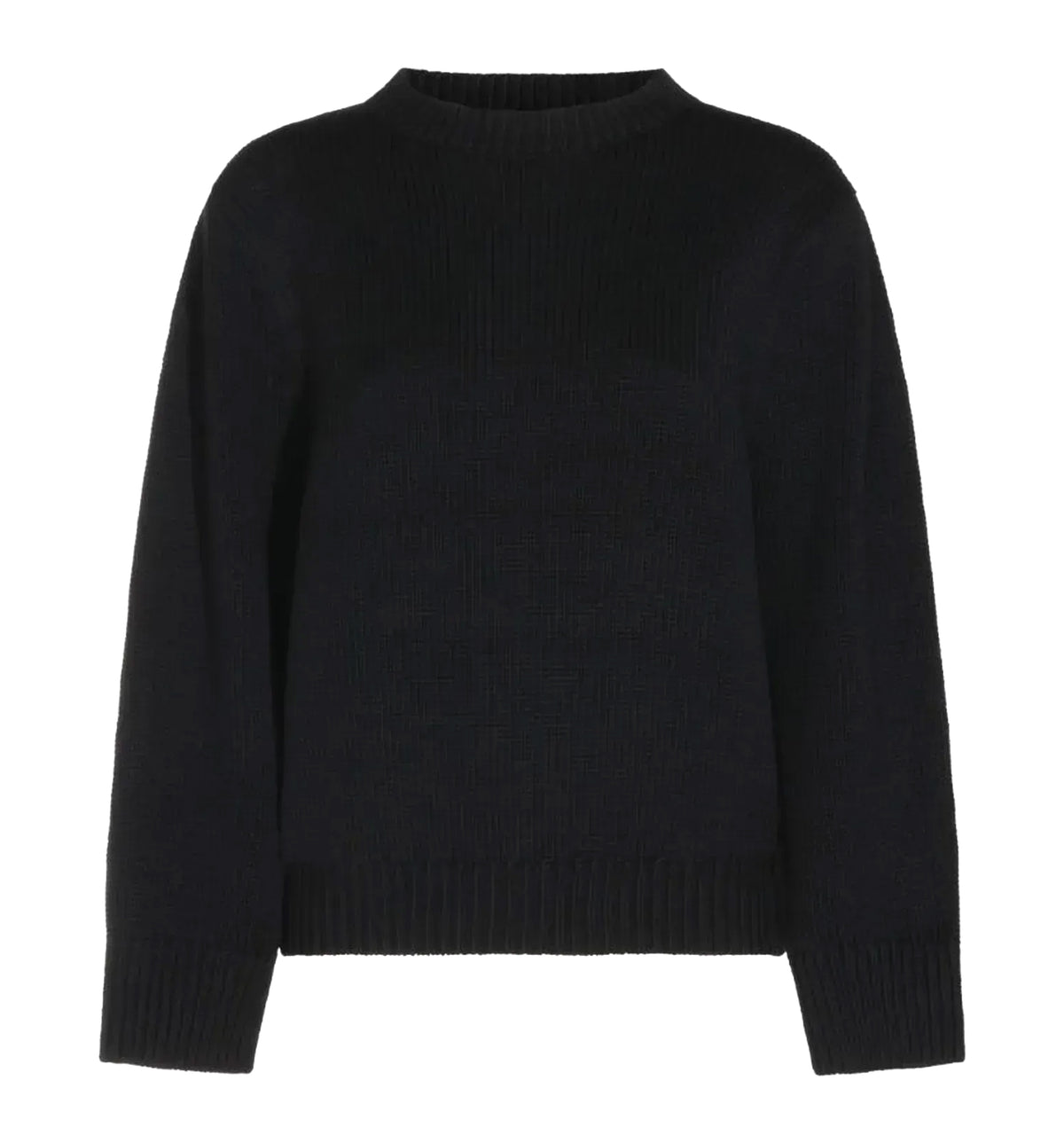 Oversized crew knit macadamia