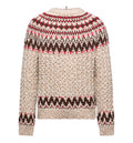 Geometric Jacquard Wool Sweater