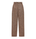 Straight-Leg Wool Pants