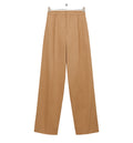 Wide Leg Trousers In Cotton