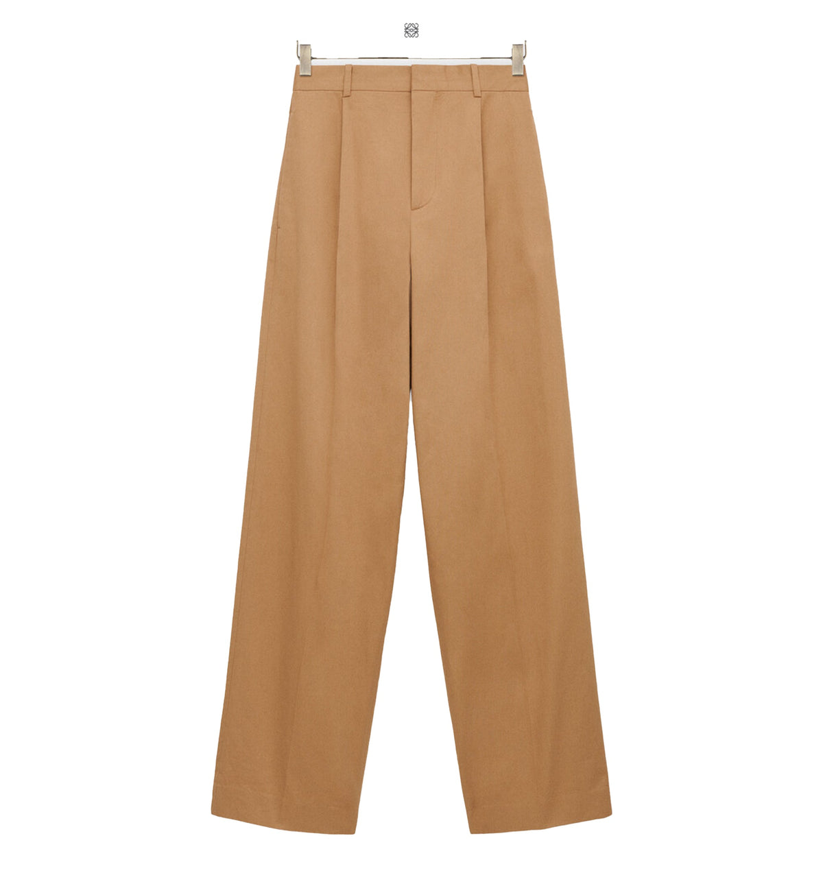 Wide Leg Trousers In Cotton