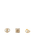 Triomphe Glint Studs In Strass And Brass