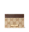 Card case with Gucci plaque