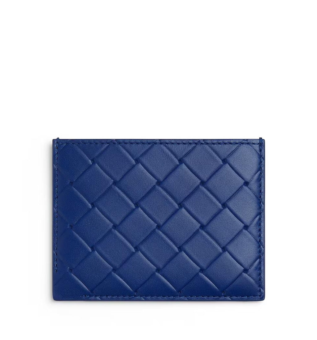 Intrecciato Stamp Credit Card Case