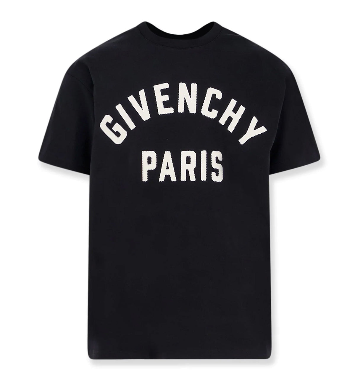 T-shirt in Cotton With GIVENCHY Paris Embroidery