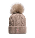 Wool & Cashmere Beanie with Pom Pom