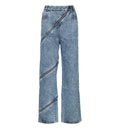Spiral Denim Pants