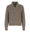 Shawl Collar Wool Sweater