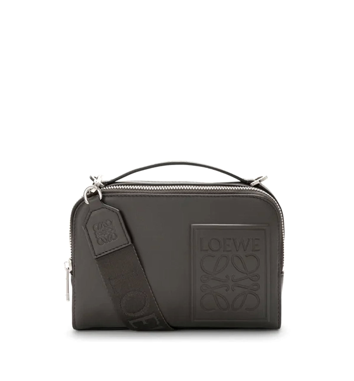 Mini crossbody camera bag in satin calfskin