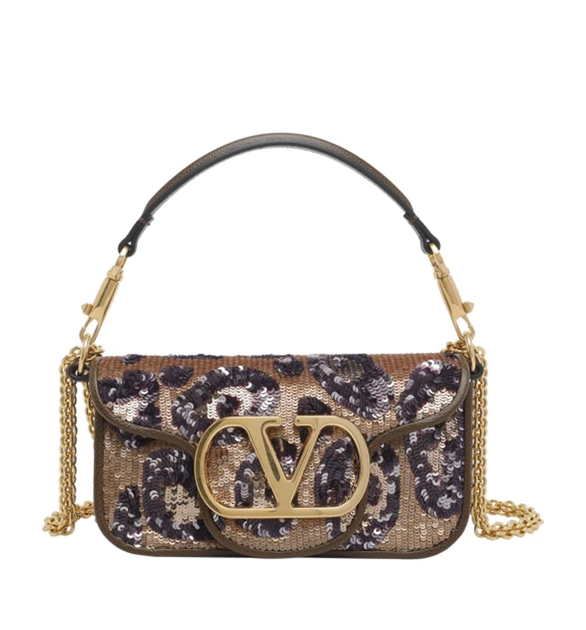Small Locò Shoulder Bag With Animalier Embroidery