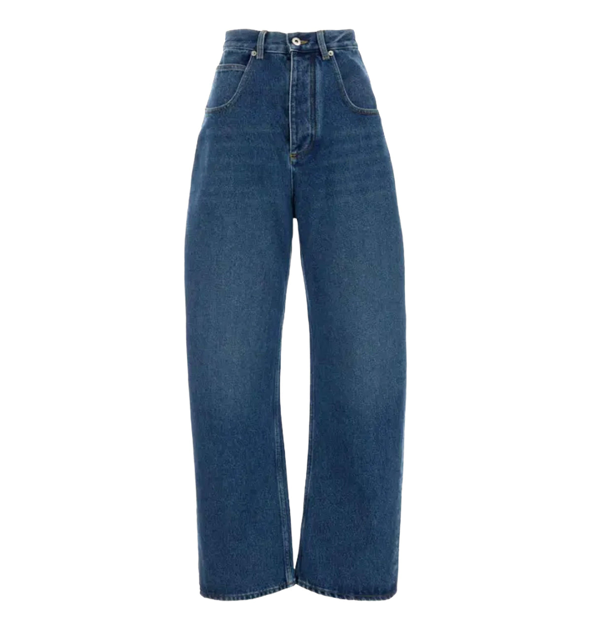 Medium Indigo Wide Leg Jeans