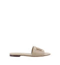DG Logo Leather Sandals