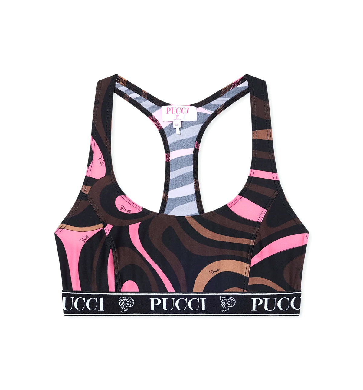 Marmo Print Sports Top