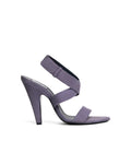 Suede heeled sandals