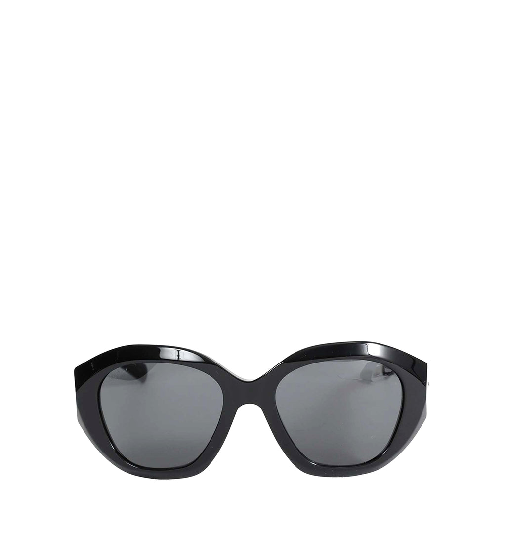 Geometric-frame sunglasses