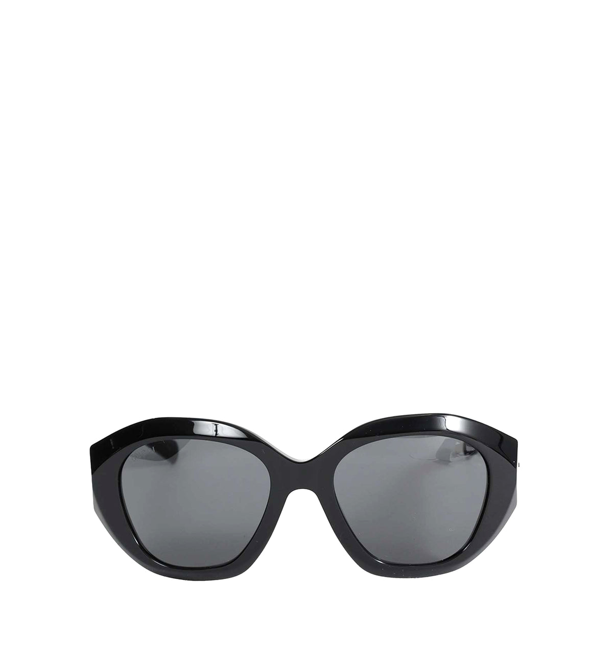 Geometric-frame sunglasses
