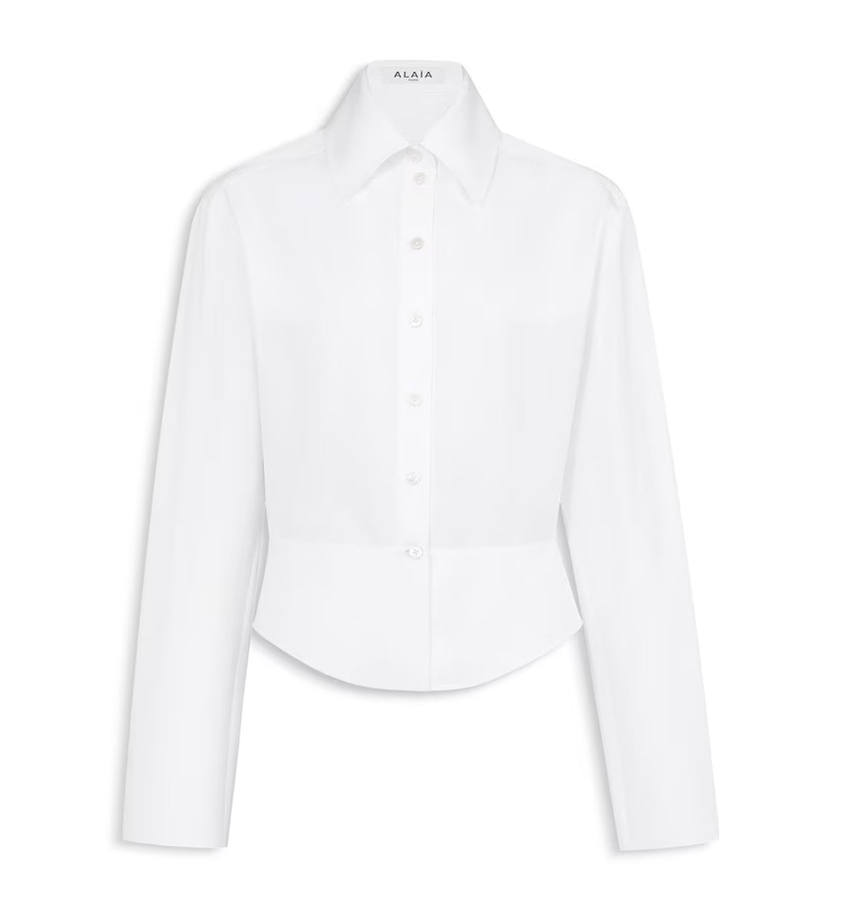 COTTON POPLIN BASQUE SHIRT