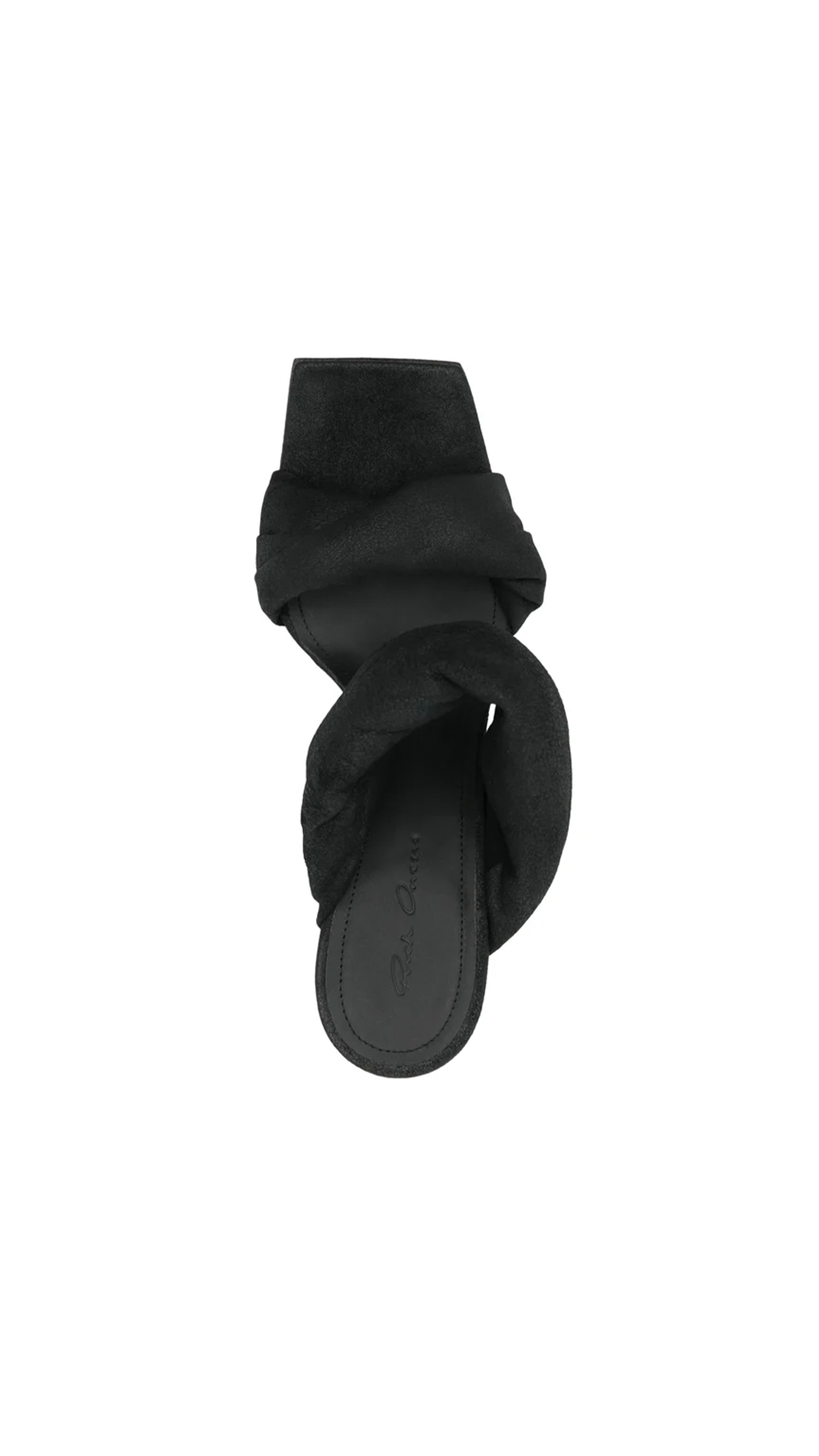 Cantilever Wedge Mules - Black