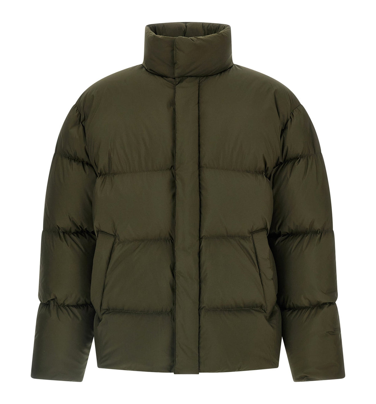Down Puffer Jacket In Water-Repellent Canvas