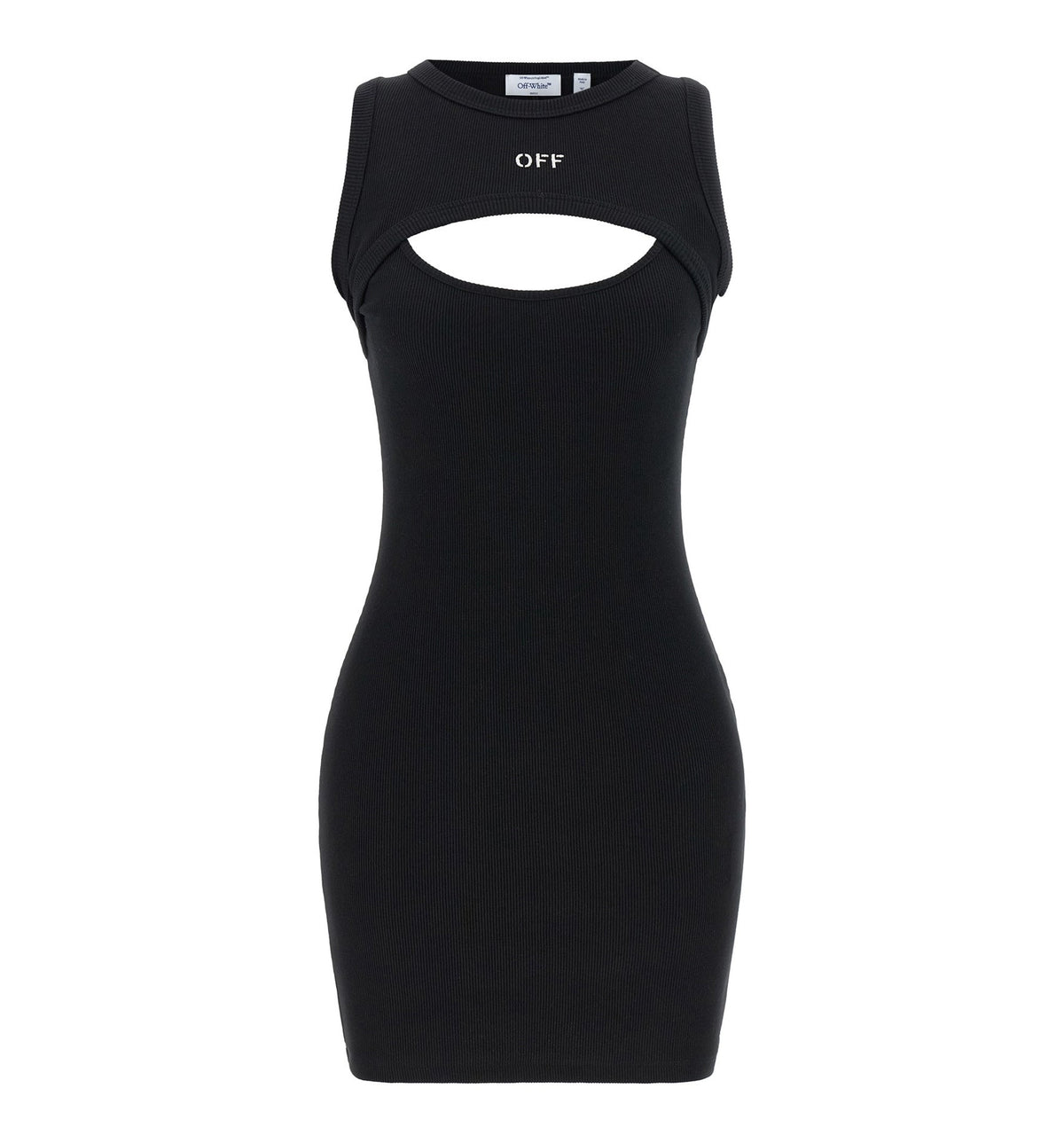 Logo Cut-Out Mini Dress