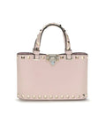 Rockstud Mini Shopping Bag In Grainy Calfskin
