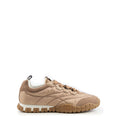 Tyre technical fabric and suede sneakers