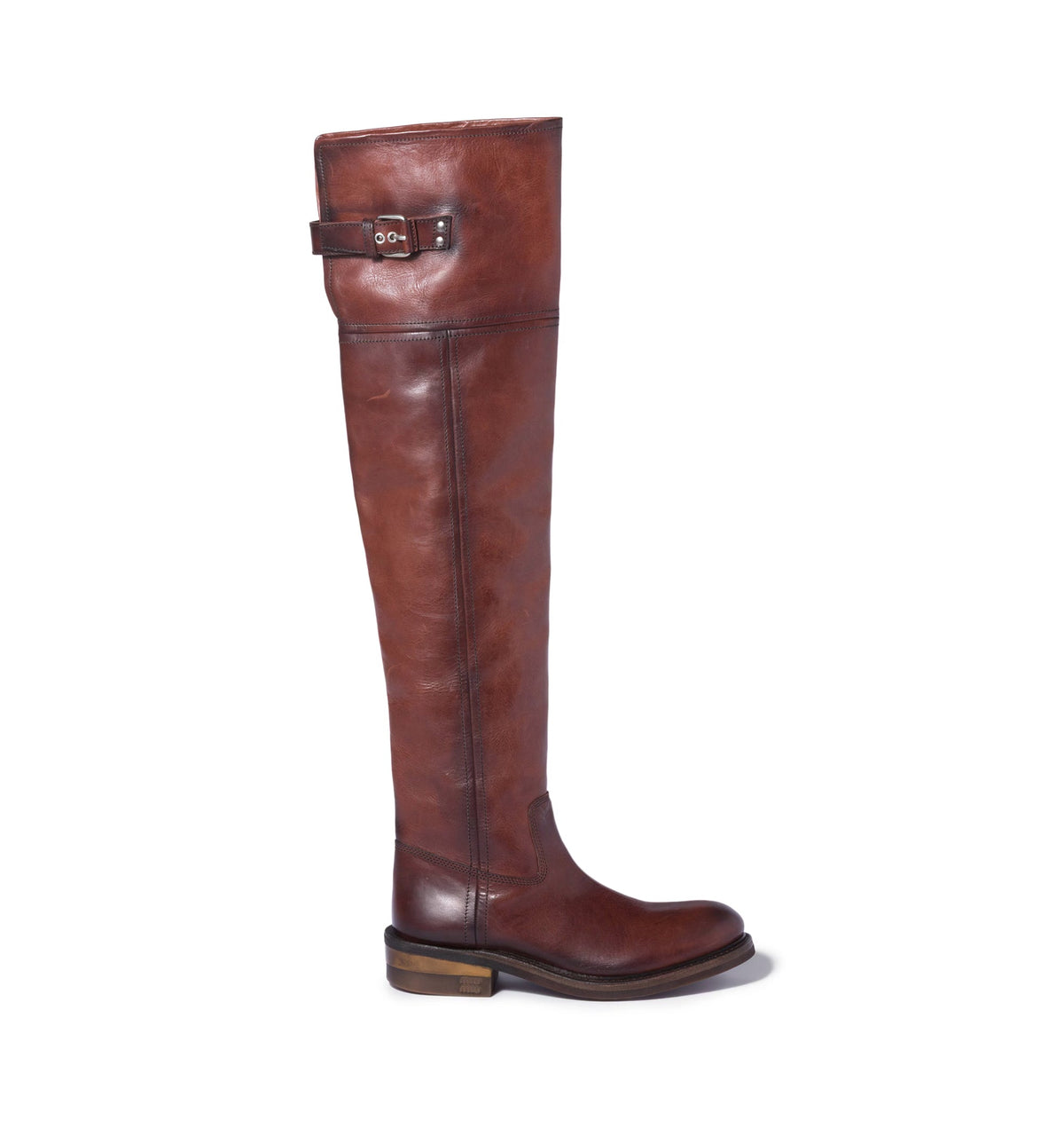 Leather boots