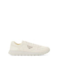 Prax 01 Re-Nylon and brushed leather sneakers