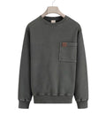 Patch Pocket  Sweatshirt