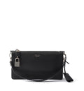 Antiqued leather pouch