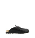 Logo Leather Slippers