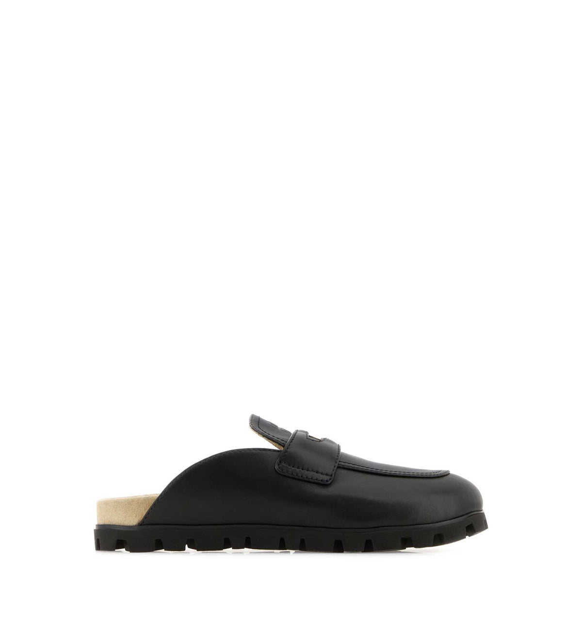 Logo Leather Slippers