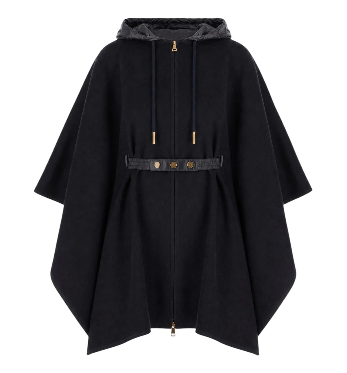 Padded Wool Blend Cape  Gender: Women