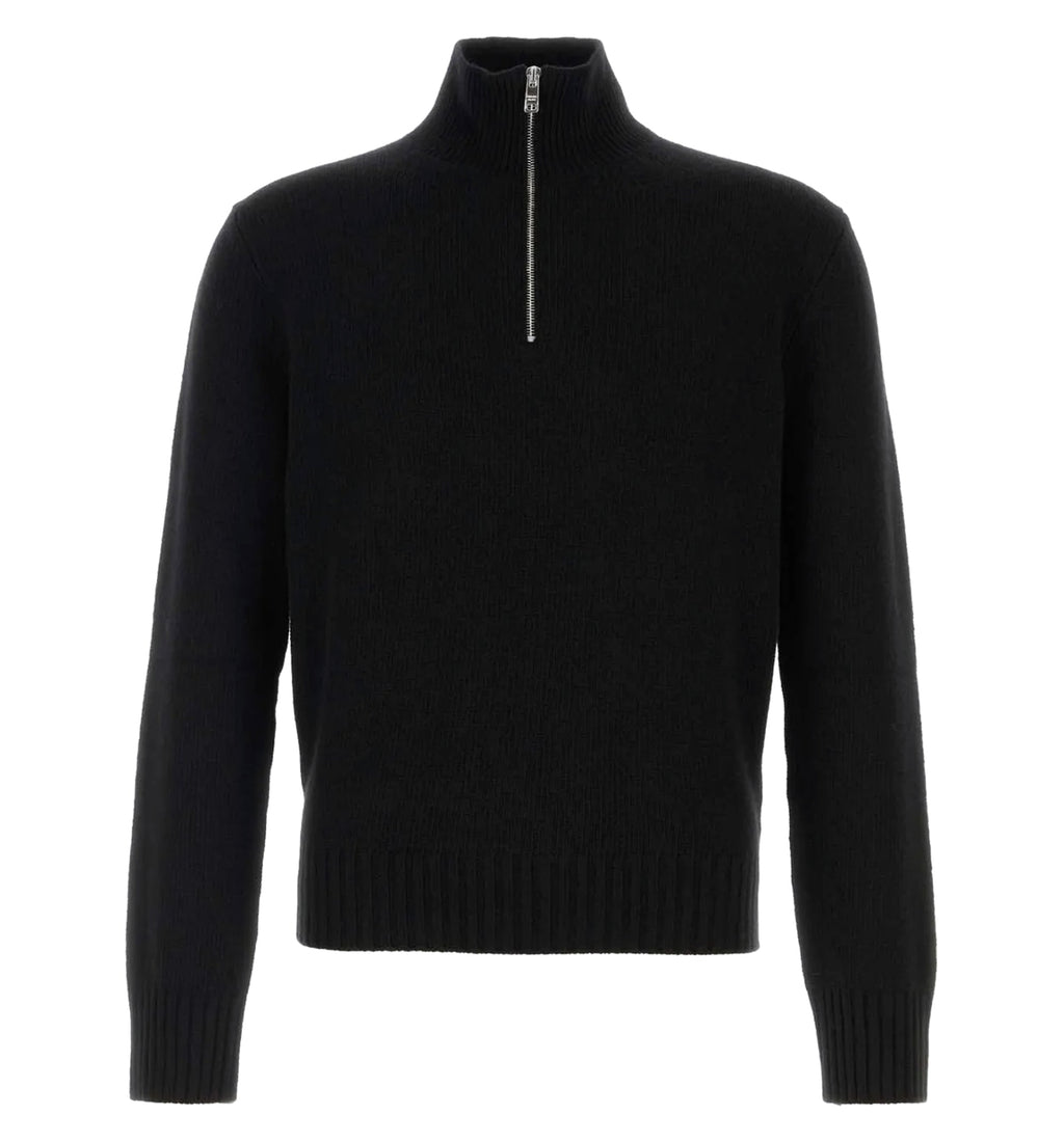 Half Zip Knitted Sweater