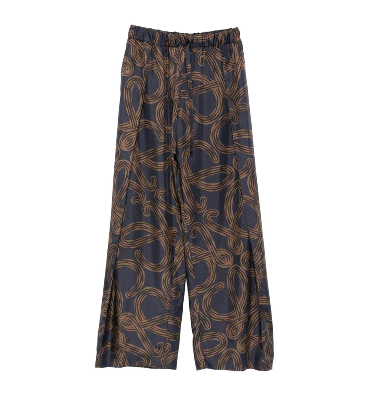 Elasticated Trousers In Silk