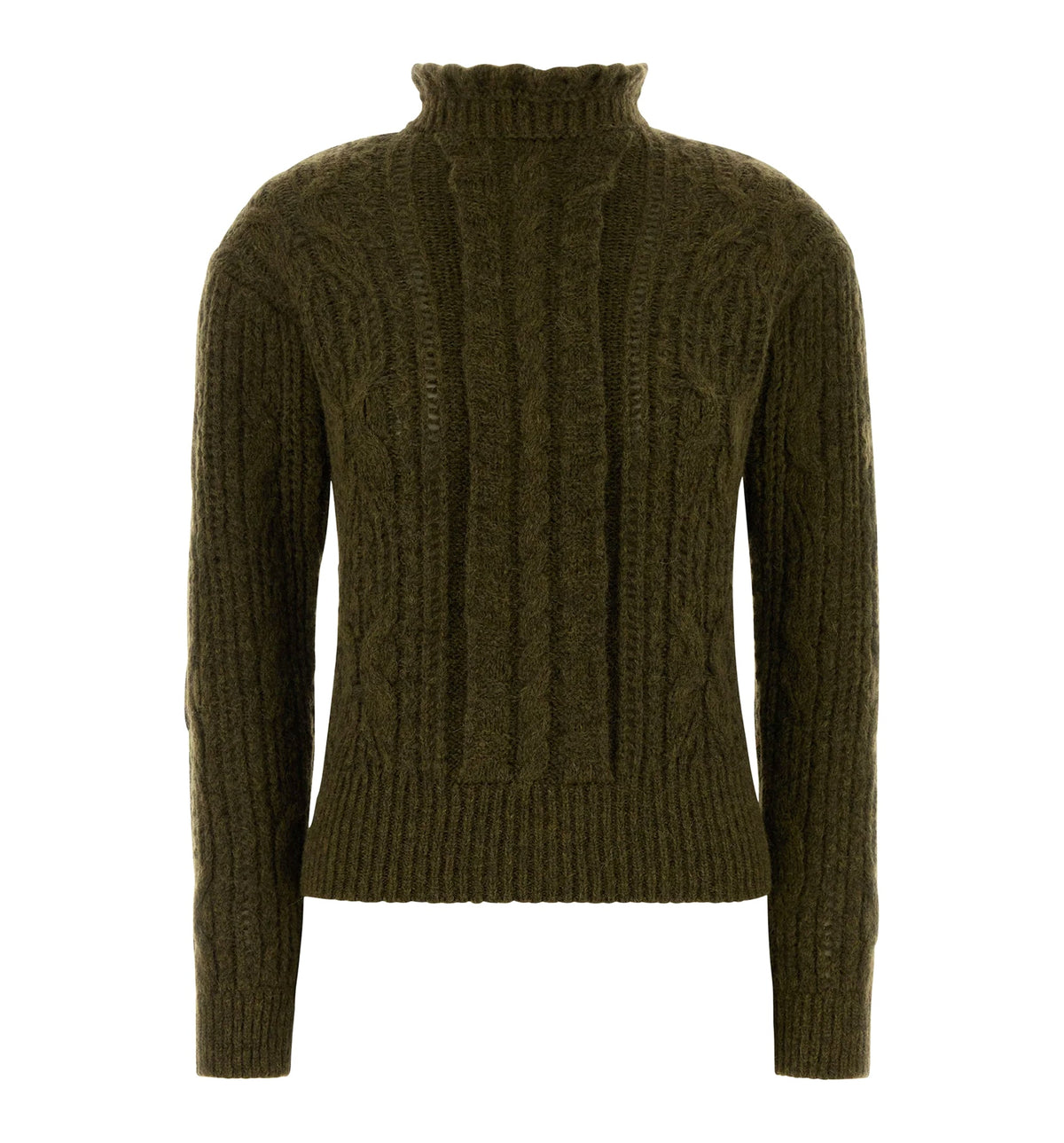 Cable-Knit Long-Sleeved Jumper