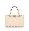 Rockstud Mini Shopping Bag In Grainy Calfskin