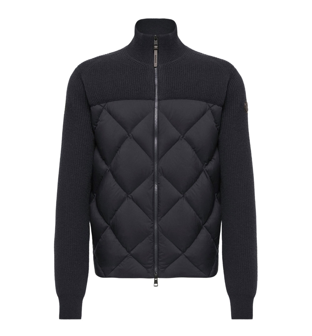 Wool-Cashmere Down Cardigan